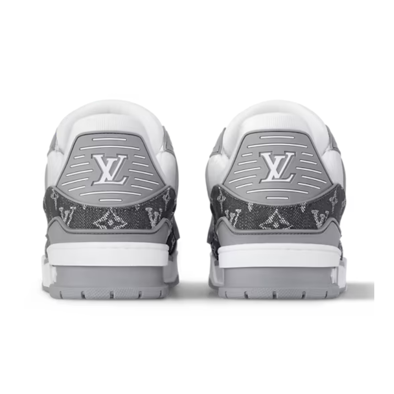 Louis Vuitton Trainer – Monogram Denim Grey White