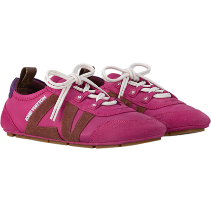 Louis Vuitton Sneakerina Lace-Up Sandal in Fuchsia