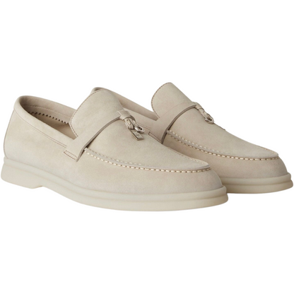 Loro piana Summer Charms Walk Loafer'Powder Pearl'