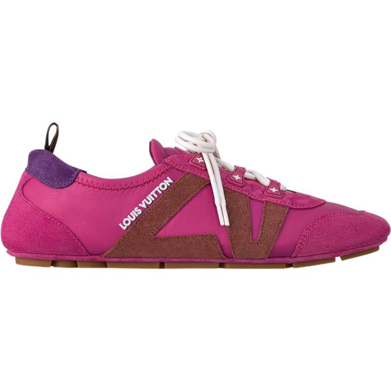 Louis Vuitton Sneakerina Lace-Up Sandal in Fuchsia