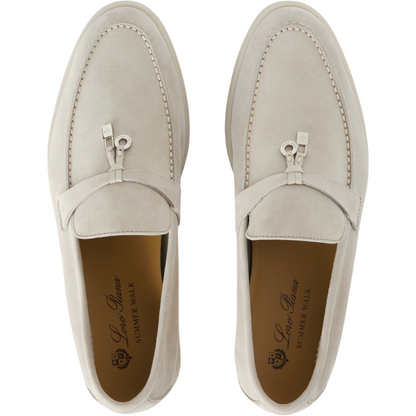 Loro piana Summer Charms Walk Loafer'Powder Pearl'
