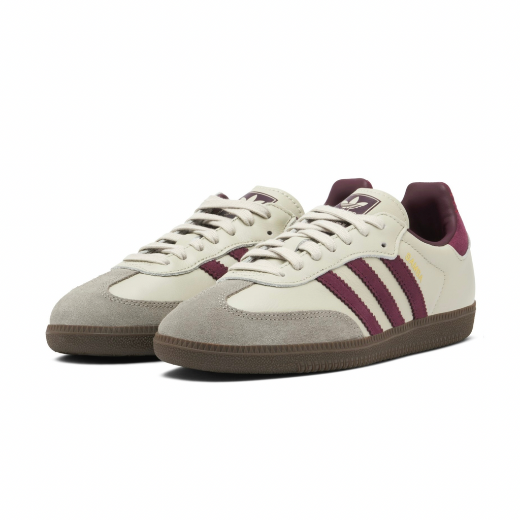 Adidas Samba OG – Putty Grey Maroon