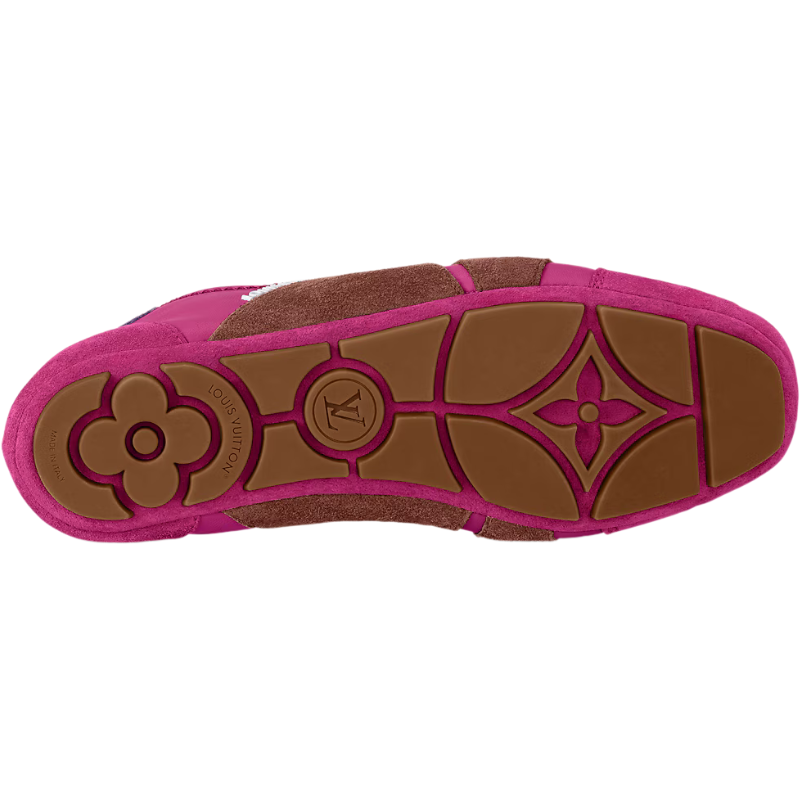 Louis Vuitton Sneakerina Lace-Up Sandal in Fuchsia