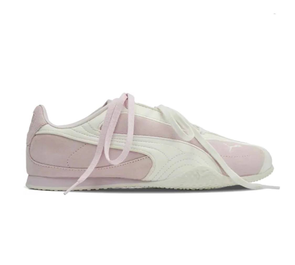 Puma Bella V2 sneakers in a light pink/off-white colorway