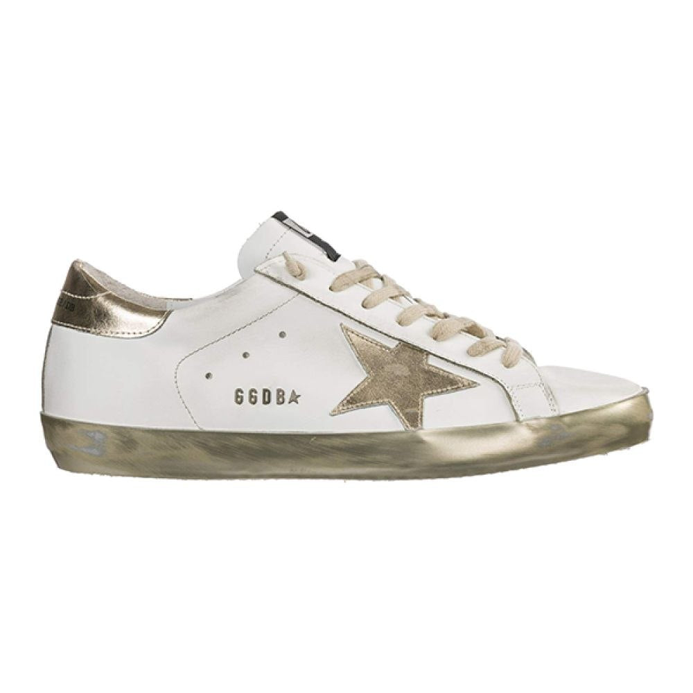 Super-Star sneakers with gold foxing | Golden Goose