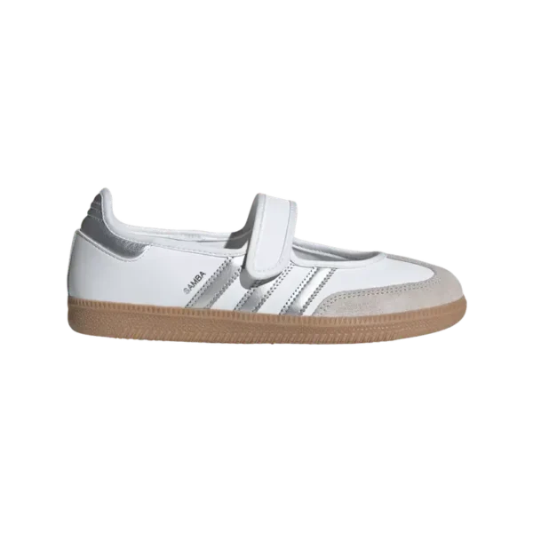 Adidas Samba Jane White Sliver Metallic
