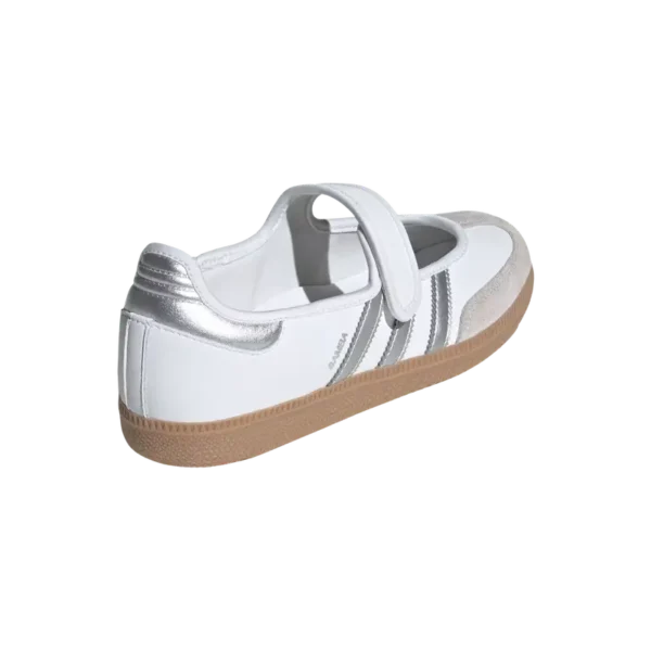 Adidas Samba Jane White Sliver Metallic