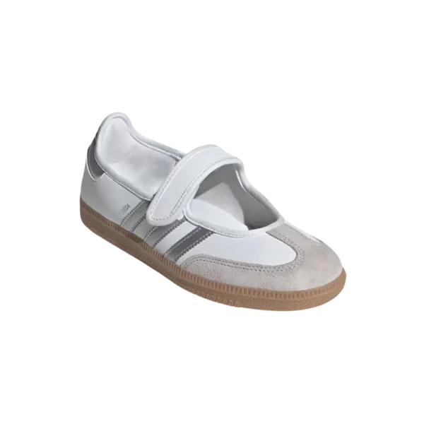 Adidas Samba Jane White Sliver Metallic