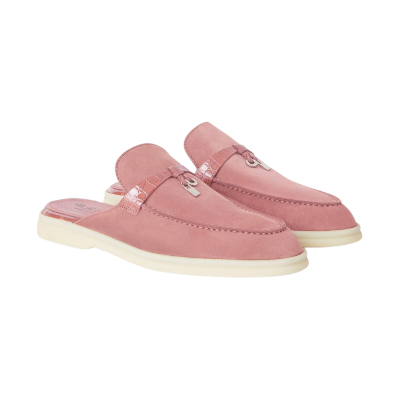 Loro Piana Charms Walk Babouche Loafer ‘Noisette Rose’