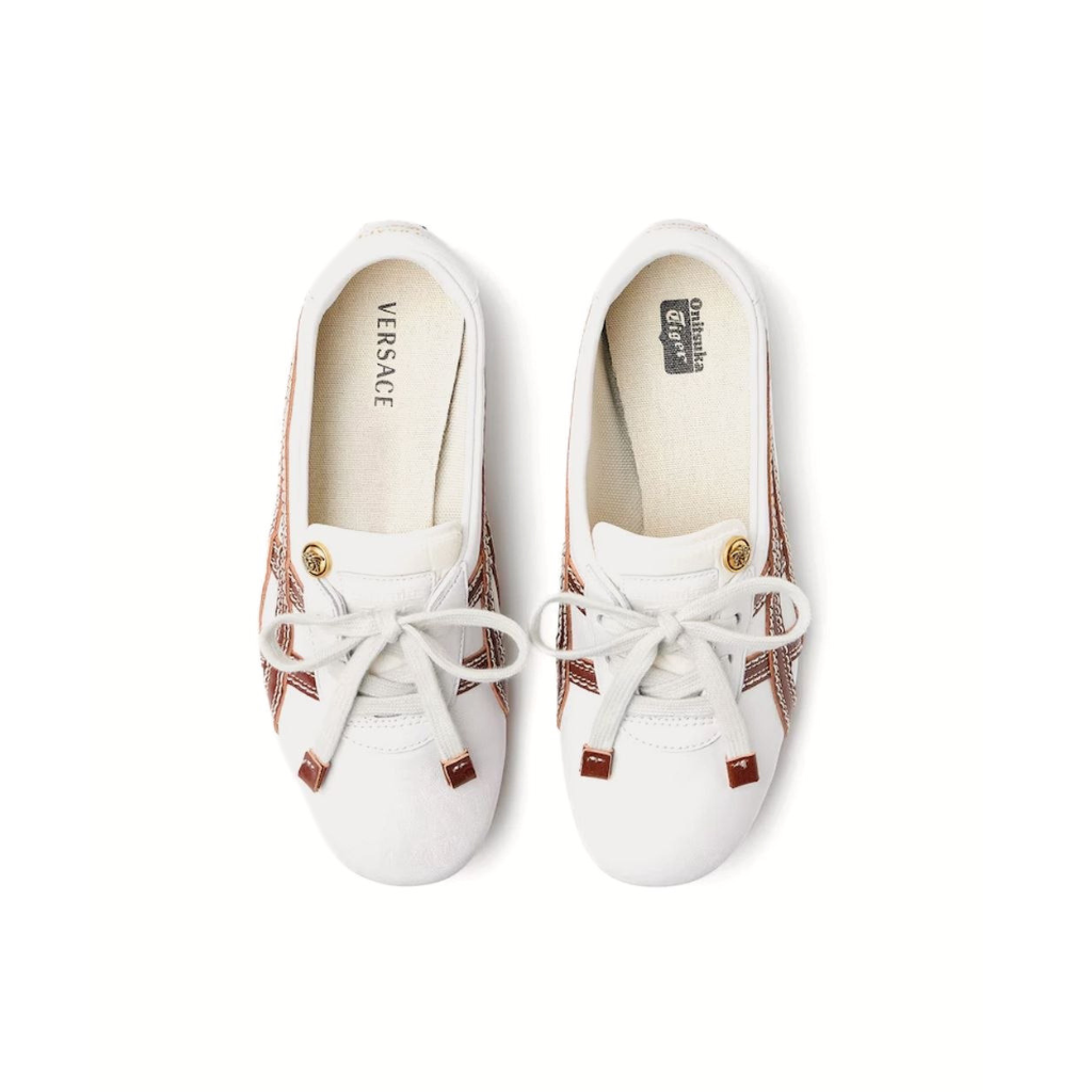 Versace x Onitsuka Tiger Women's TAI-CHI Sakura Nappa Brown