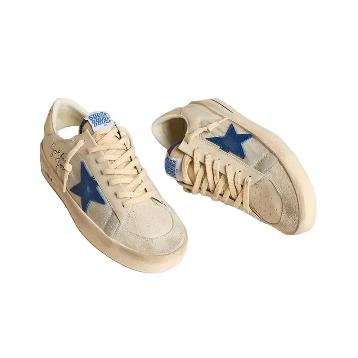 Golden Goose Super-Star Stardan 'Ivory Blue Star' (Men's)