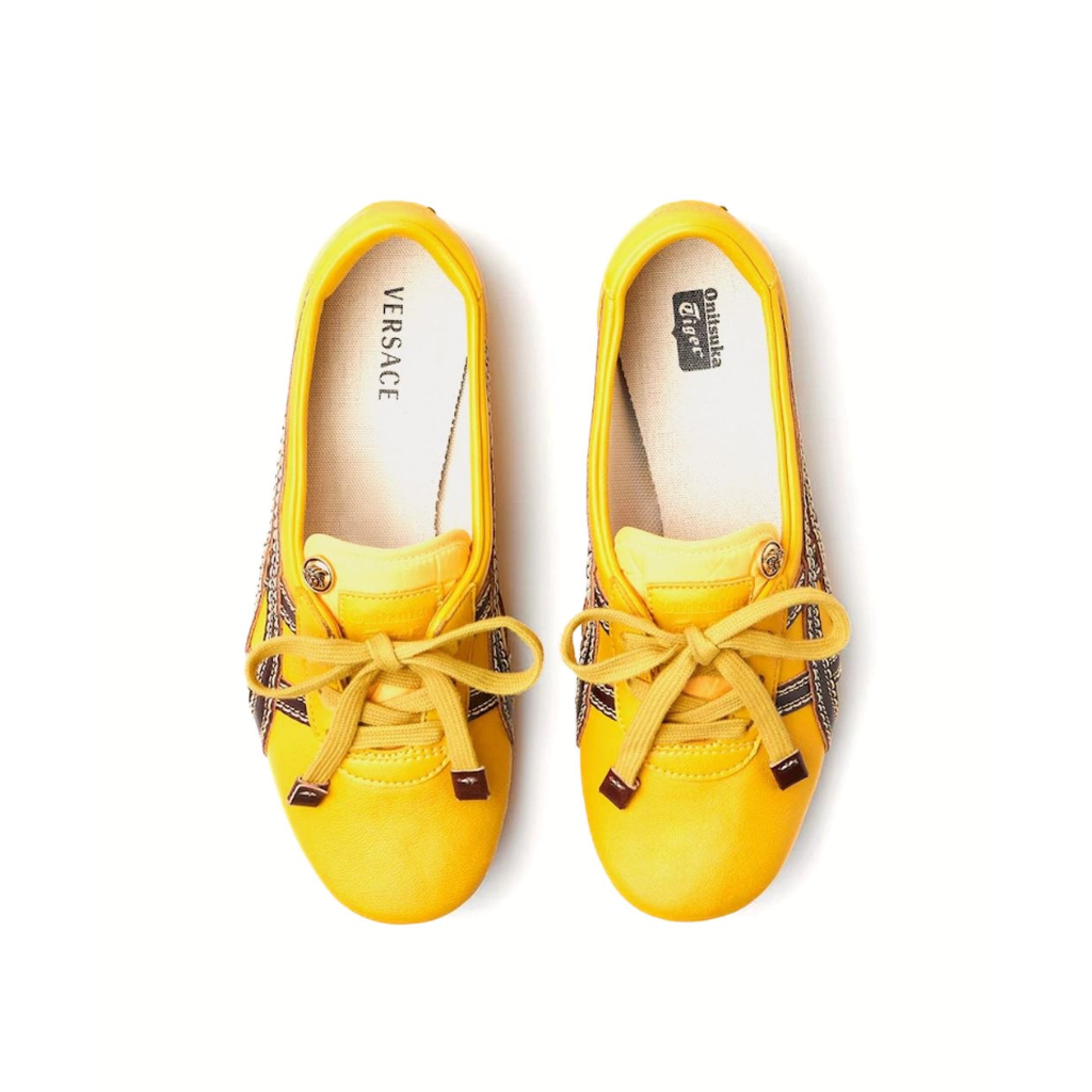 Onitsuka Tiger Tai-Chi Sakura Nappa Versace Brown Yellow