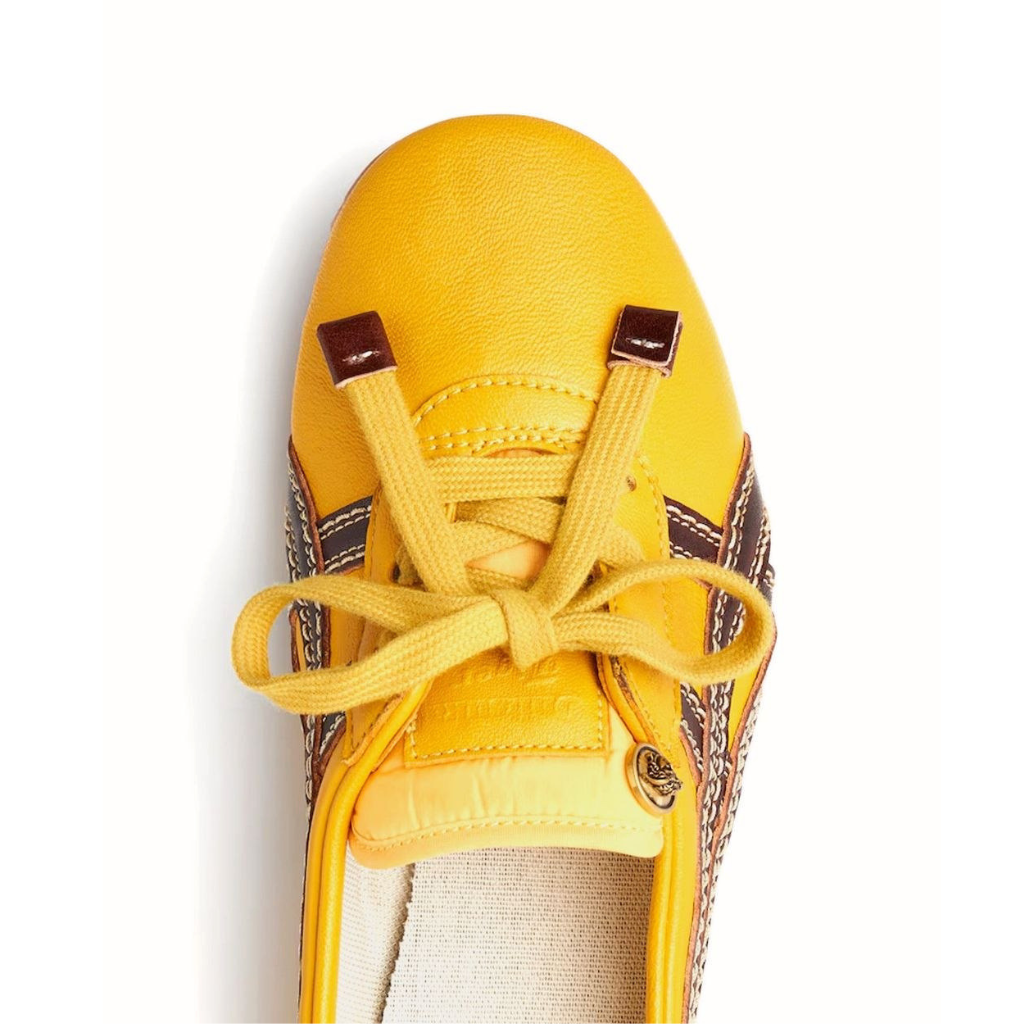Onitsuka Tiger Tai-Chi Sakura Nappa Versace Brown Yellow