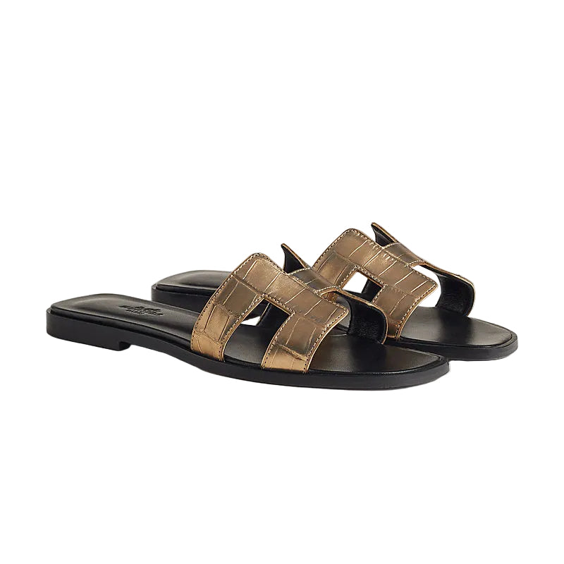Hermes Oran Sandal gold