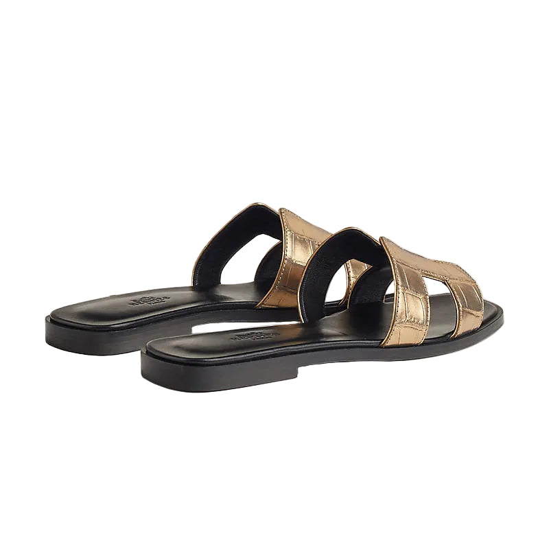 Hermes Oran Sandal gold