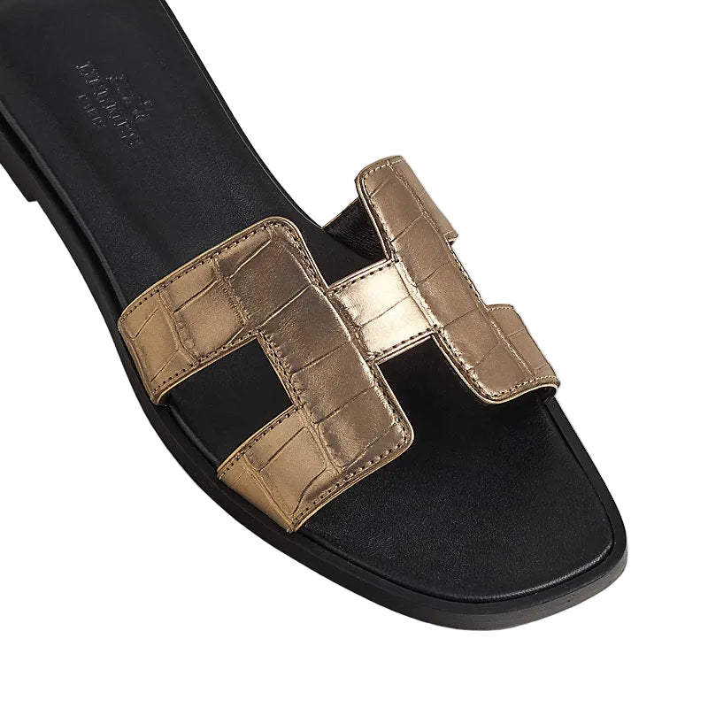Hermes Oran Sandal gold