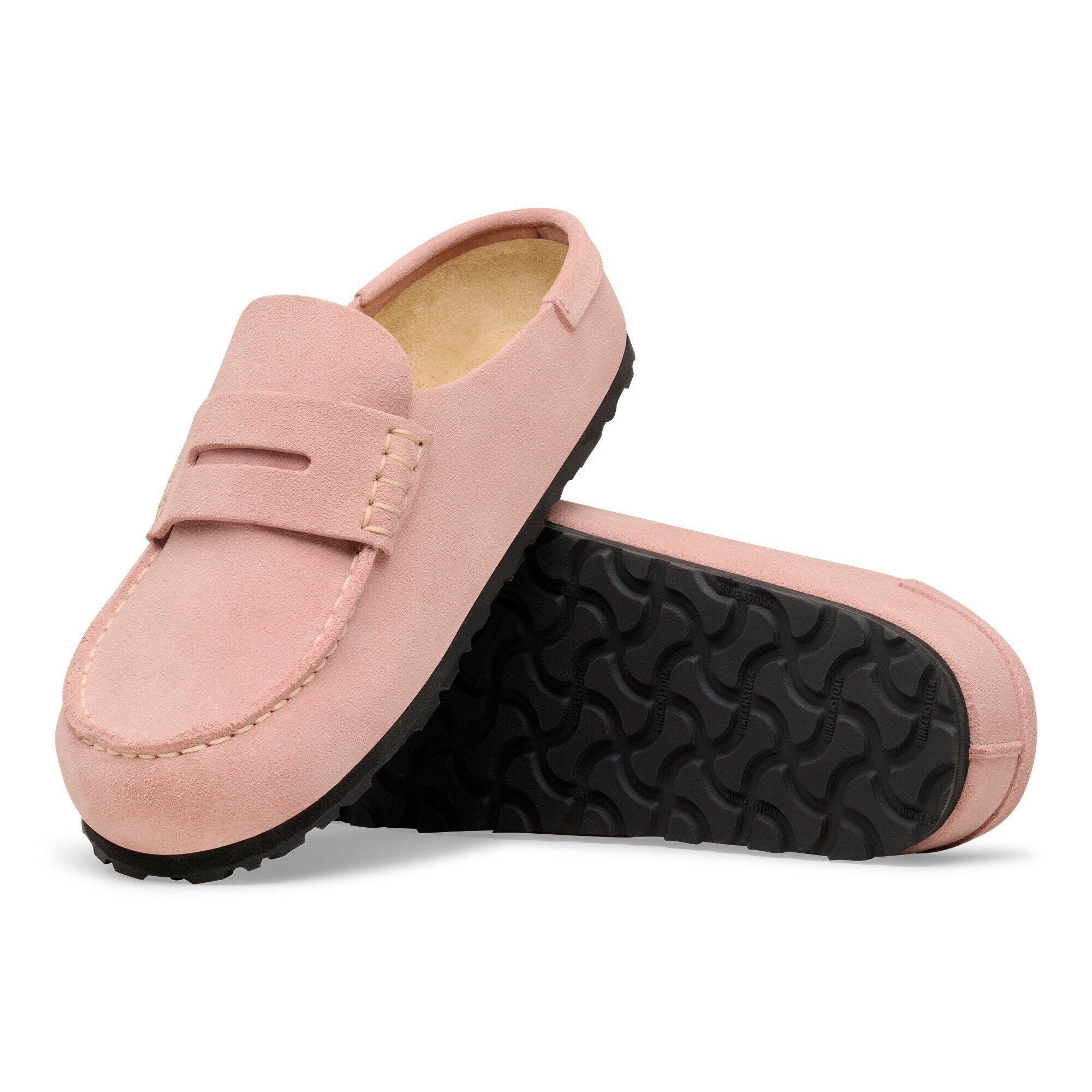 Birkenstock Naples Wrapped Suede Leather Pink Clay