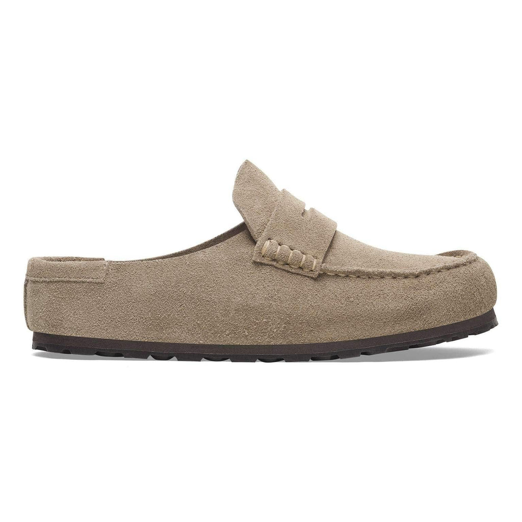 Birkenstock Naples Wrapped Suede Leather Taupe