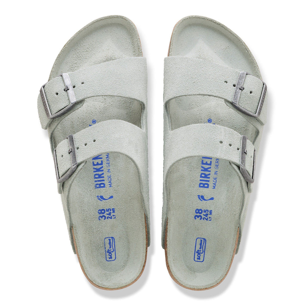 Arizona Soft Footbed Suede Leather Pure Sage