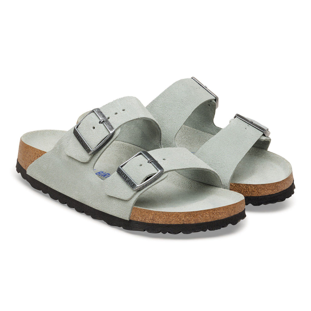 Arizona Soft Footbed Suede Leather Pure Sage