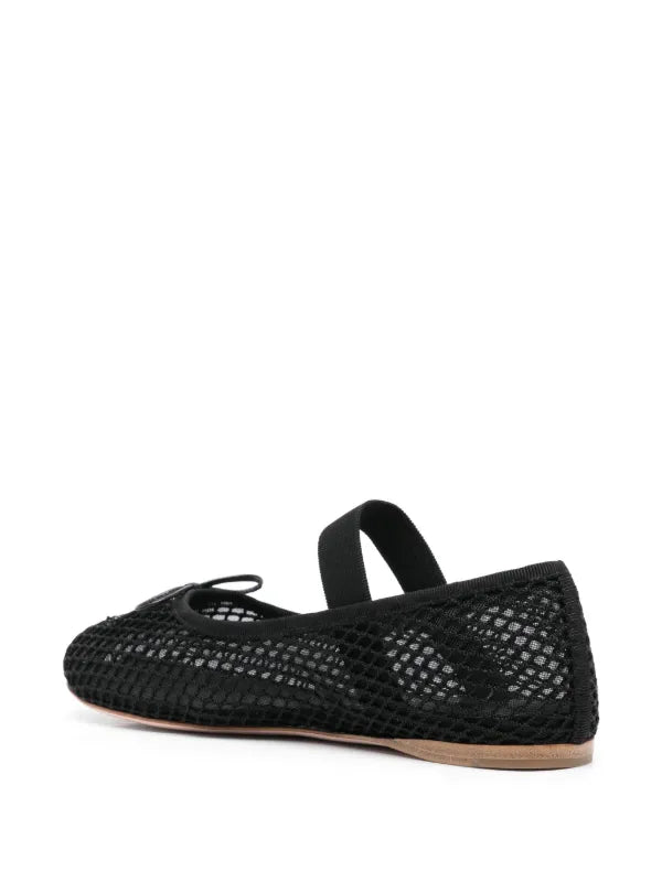 Miu Miu mesh-design ballet flats