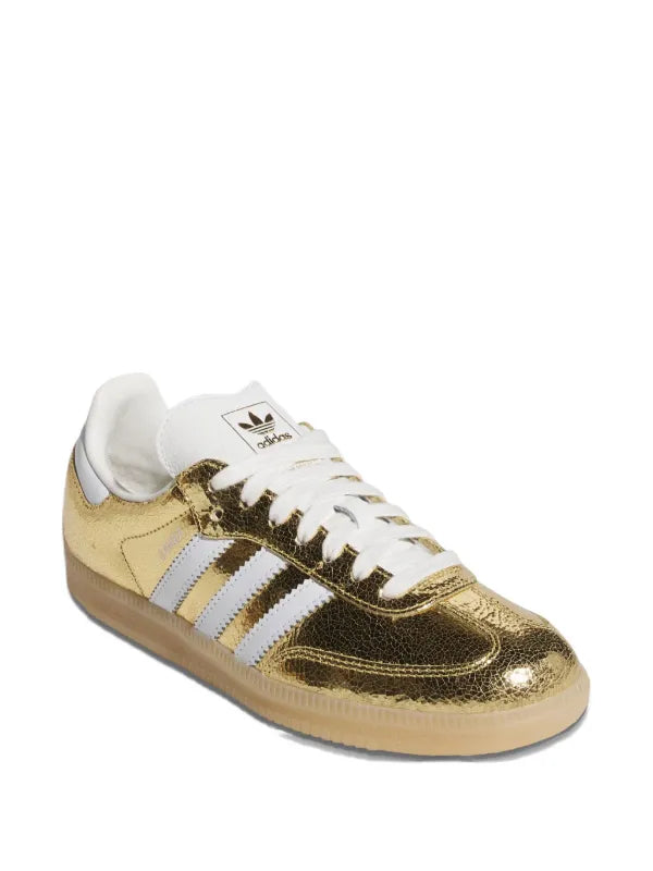adidas Samba OG  Gold Metallic Cracked Leather