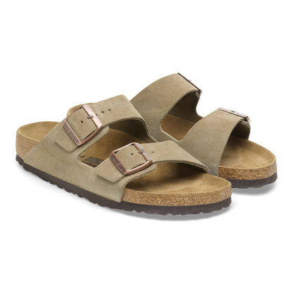 Birkenstock Arizona Suede Leather – Taupe