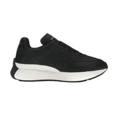 Alexander Mcqueen Oversized Graffiti Sprint Runner – Black White