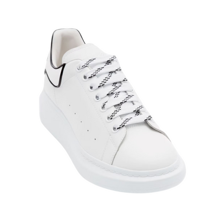 Alexander Mcqueen Oversized – White Black Trim