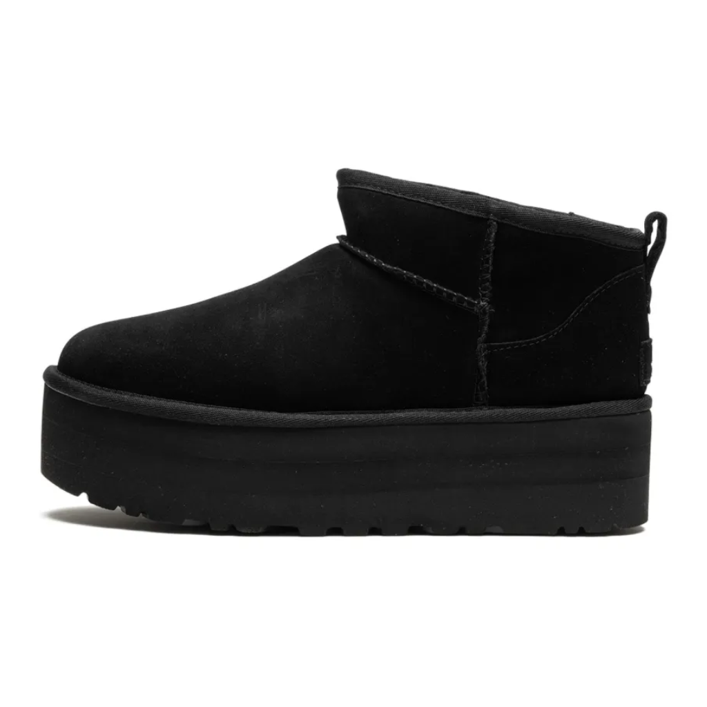 UGG Classic Ultra Mini Platform Black- Chestnut