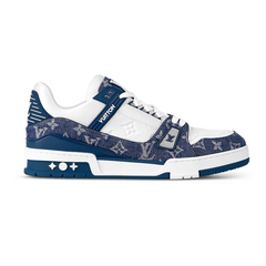 Louis Vuitton LV Trainer Monogram Denim – White Blue