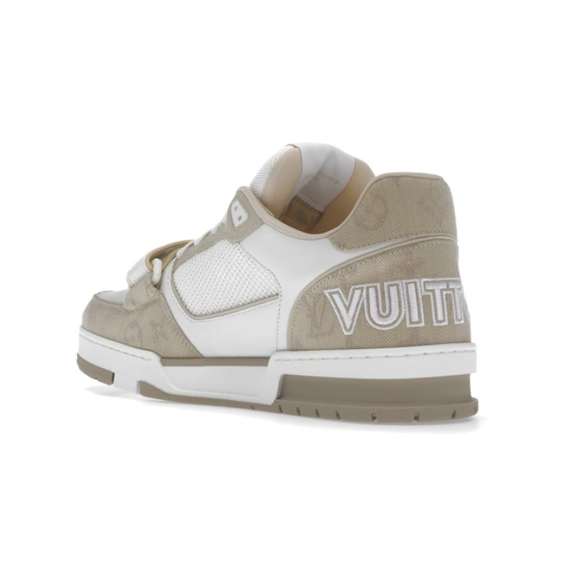 Louis Vuitton Trainer – Beige White