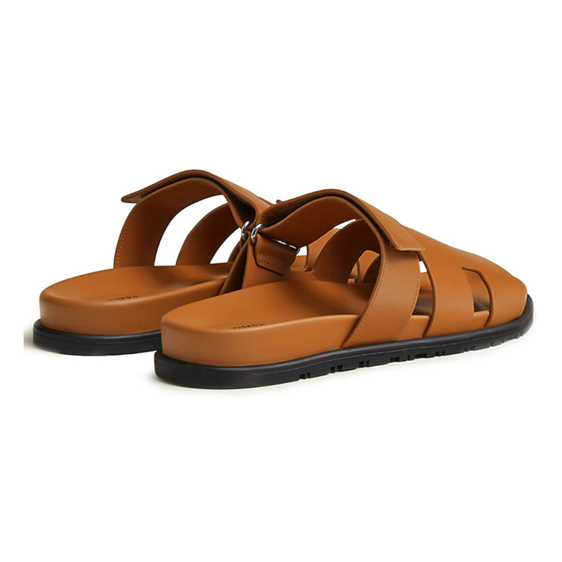 Hermes Chypre Sandal – Naturel Calfskin Leather