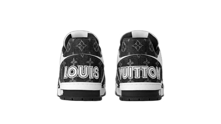 LOUIS VUITTON LV Trainer 'Black White Denim Strap'