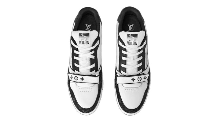 LOUIS VUITTON LV Trainer 'Black White Denim Strap'